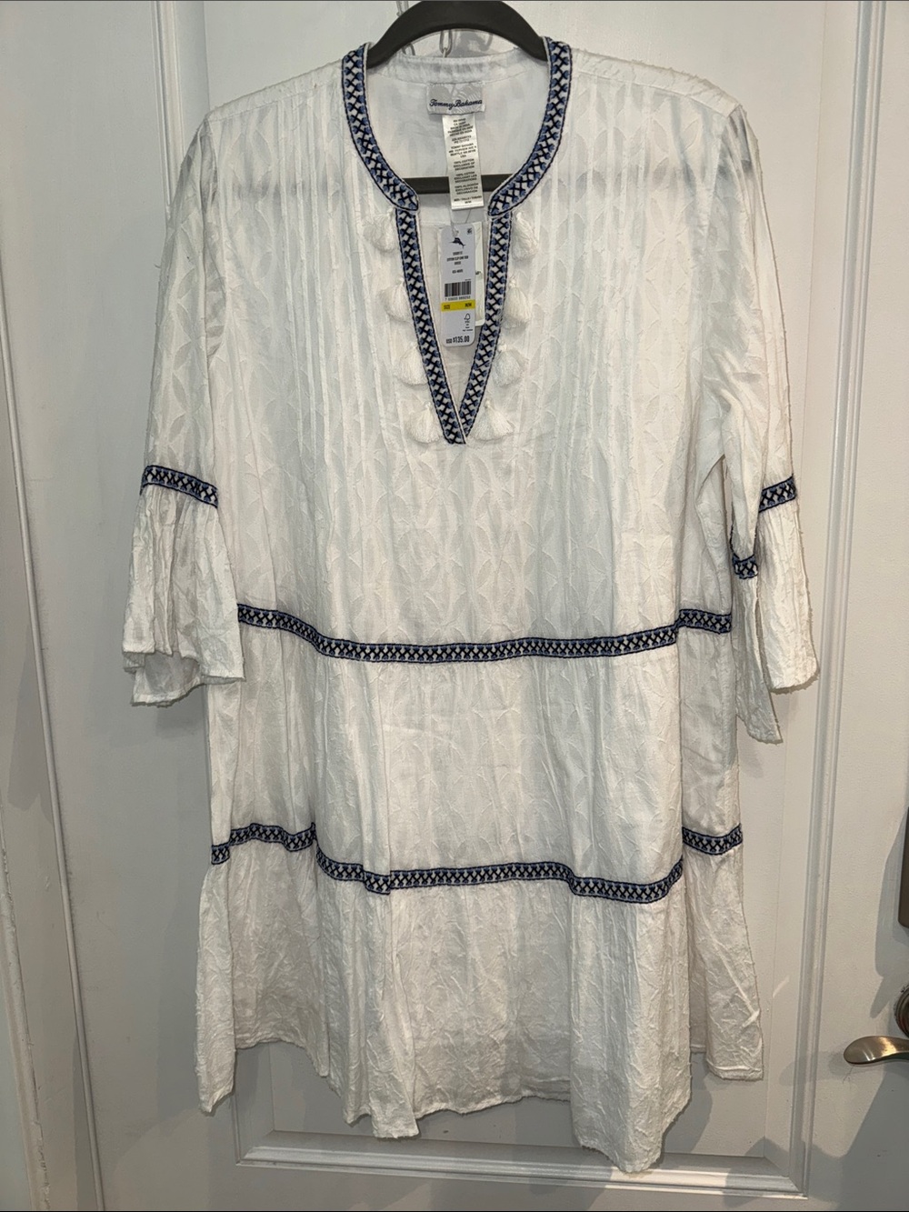 Tommy Bahama Cotton embroidered dress